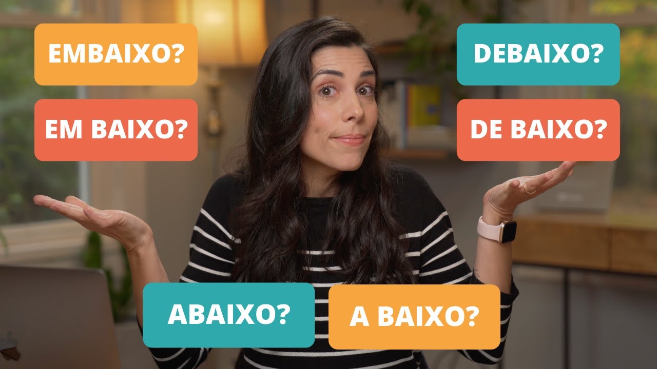How to use the words Embaixo, Debaixo and Abaixo?