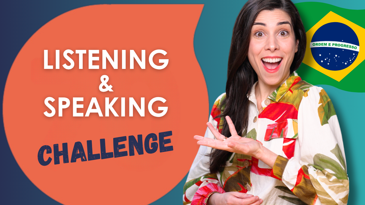 LISTENING & SPEAKING CHALLENGE-COVER Brazilian Portuguese LISTENING & SPEAKING CHALLENGE